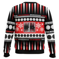 Hooktab Backgammon Board Games Ugly Christmas Sweater