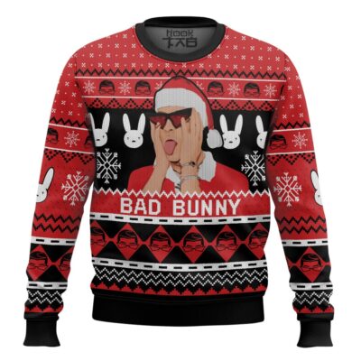 Bad Bunny Ugly Christmas Sweater