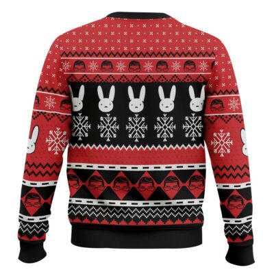 Hooktab Bad Bunny Ugly Christmas Sweater
