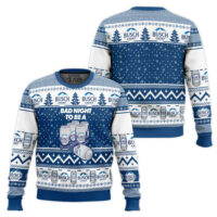 Hooktab Bad Night To Be A Busch Light Ugly Christmas Sweater