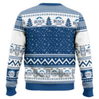 Hooktab Bad Night To Be A Busch Light Ugly Christmas Sweater