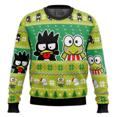 Badtz Maru And Keroppi Sanrio Hello Kitty Ugly Christmas Sweater