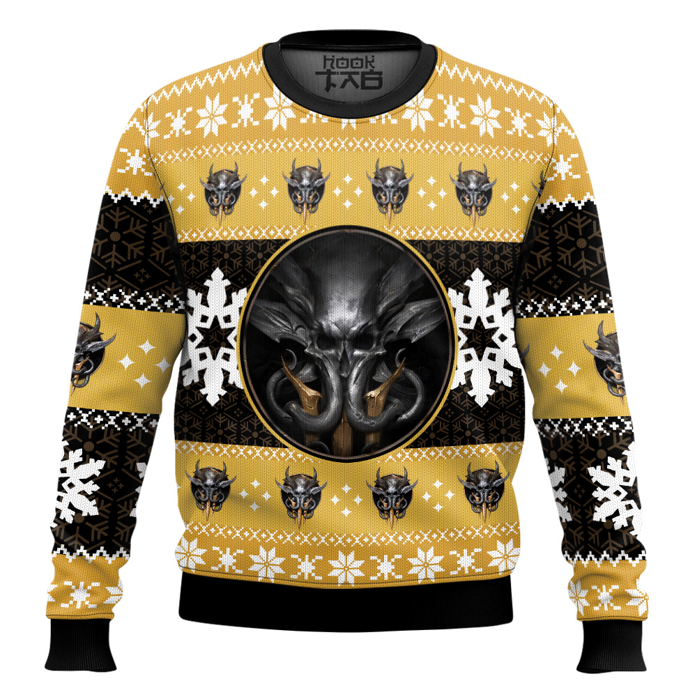 Hooktab Baldur’s Gate Ugly Christmas Sweater Hooktab Baldur’s Gate Ugly Christmas Sweater