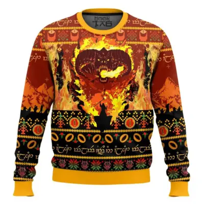 Balrog Flame Of Udûn The Lord Of The Ring Ugly Christmas Sweater