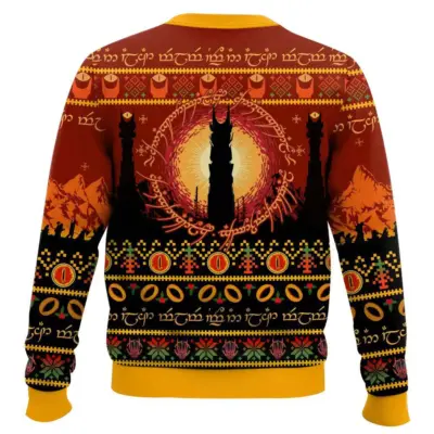 Hooktab Balrog Flame Of Udûn The Lord Of The Ring Ugly Christmas Sweater