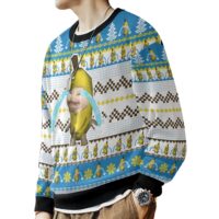 Hooktab Banana Cat Crying Meme Ugly Christmas Sweater