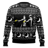 Hooktab Banana Gun Pulp Fiction Ugly Christmas Sweater
