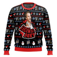 Hooktab Barney Stinson It’s Going To Be Legen Wait For It Dary How I Met Your Mother Ugly Christmas Sweater