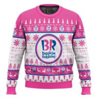 Hooktab Baskin Robbins Ugly Christmas Sweater