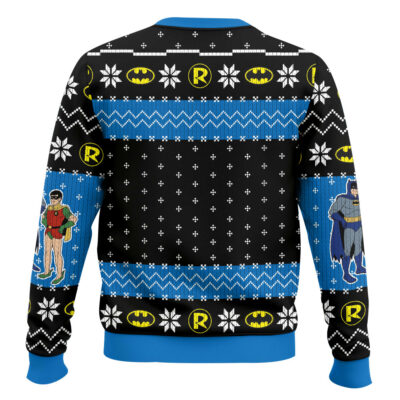 Hooktab Batman And Robin Ugly Christmas Sweater