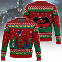 Hooktab Batman Christmas Ugly Christmas Sweater