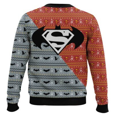 Hooktab Batman Vs Superman Ugly Christmas Sweater