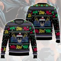 Hooktab Batman Zzonk! Ugly Christmas Sweater