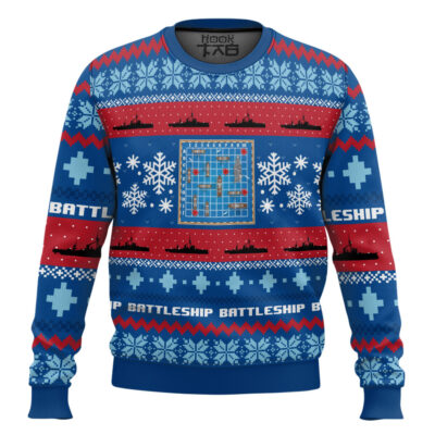 Battleship Board Games Ugly Christmas Sweater