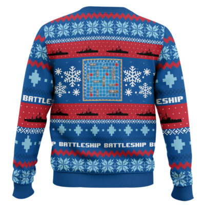 Hooktab Battleship Board Games Ugly Christmas Sweater