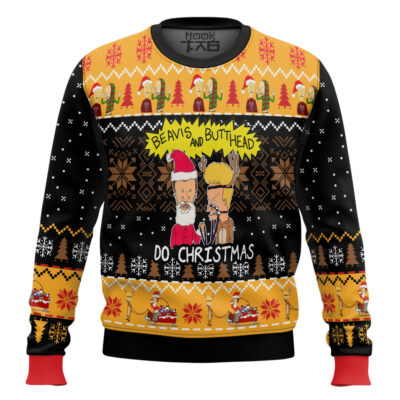 Beavis And Butt-head Do Chistmas Ugly Christmas Sweater