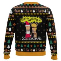 Hooktab Beavis And Butthead Do Ugly Christmas Sweater