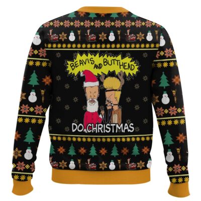 Hooktab Beavis And Butthead Do Ugly Christmas Sweater