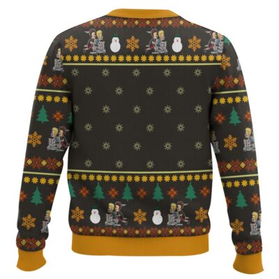 Hooktab Beavis And Butthead Rock On Ugly Christmas Sweater