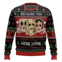 Hooktab Because You Were Home The Strangers (2008) Ugly Christmas Sweater