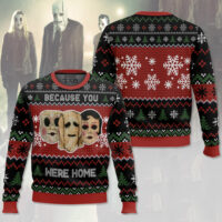 Hooktab Because You Were Home The Strangers (2008) Ugly Christmas Sweater