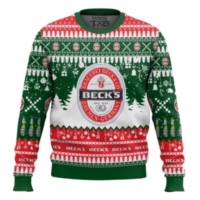 Beck's German Beer Ugly Christmas Sweater