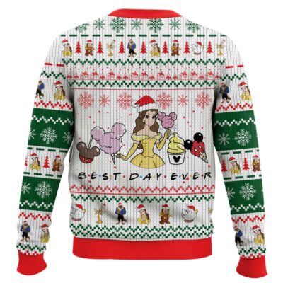 Hooktab Bella Beauty And The Beast Ugly Christmas Sweater