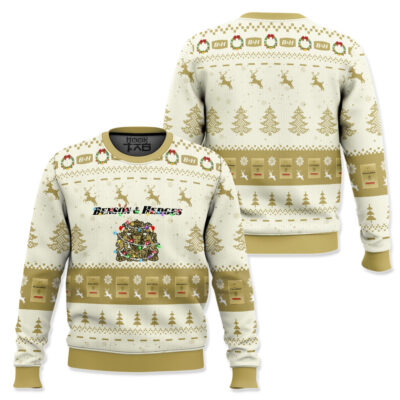 Hooktab Benson & Hedges Ugly Christmas Sweater
