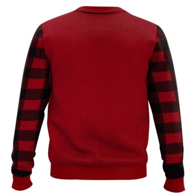 Hooktab Big Bad Wolf Elf Ugly Christmas Sweater