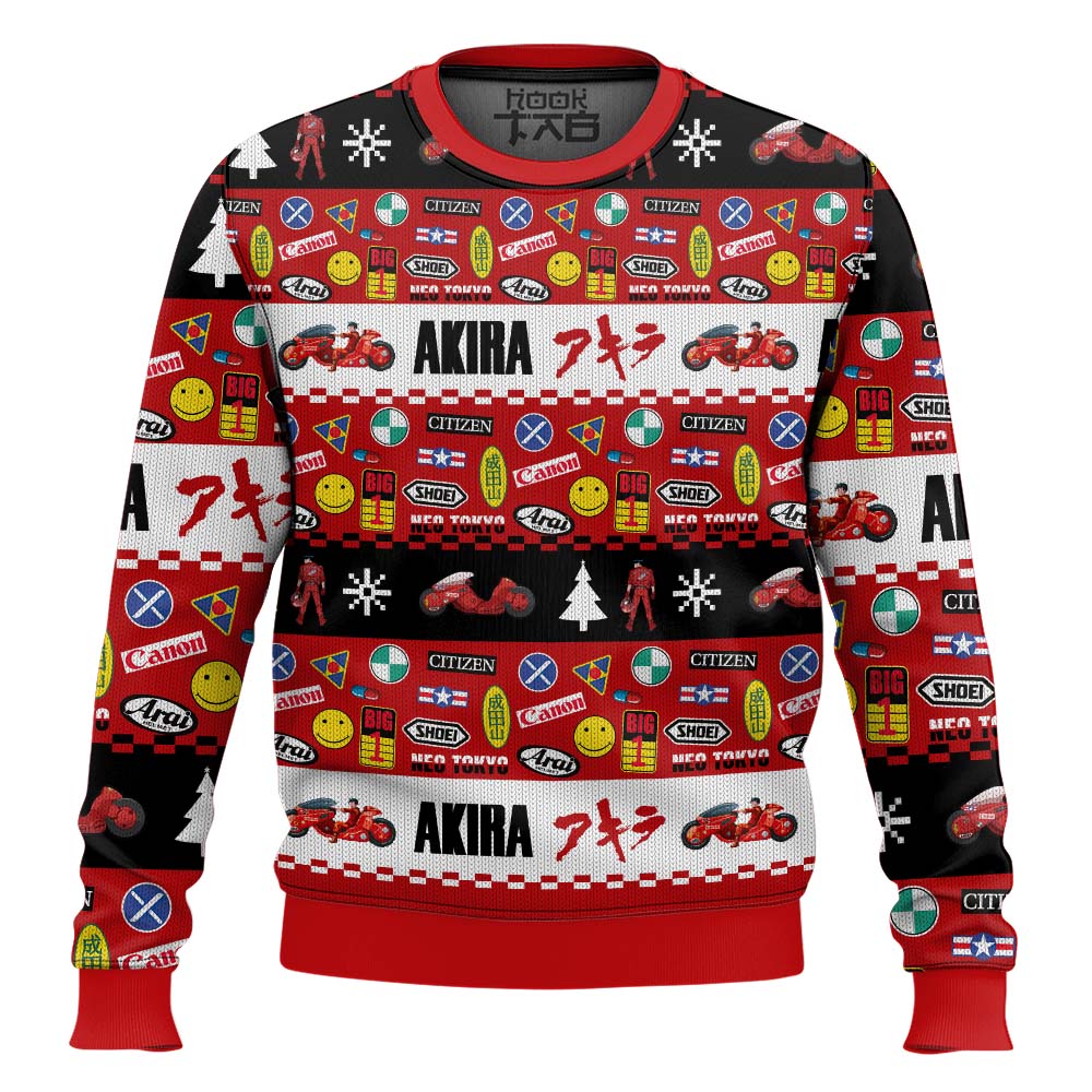 Hooktab Bike Decals Akira Ugly Christmas Sweater Hooktab Bike Decals Akira Ugly Christmas Sweater