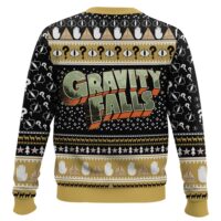 Hooktab Bill Cipher Gravity Falls Ugly Christmas Sweater