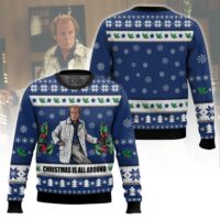 Hooktab Billy Mack Christmas Is All Around Love Actually Ugly Christmas Sweater