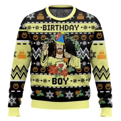 Birthday Boy Jesus Ugly Christmas Sweater