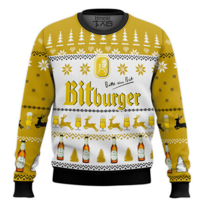 Bitburger Beer Bitte Ein Bit Ugly Christmas Sweater