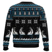 Hooktab Black Boats 'N Hoes Step Brothers Ugly Christmas Sweater