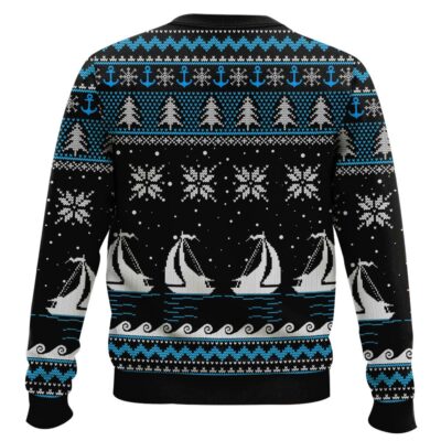 Hooktab Black Boats ‘N Hoes Step Brothers Ugly Christmas Sweater