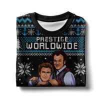 Hooktab Black Boats 'N Hoes Step Brothers Ugly Christmas Sweater