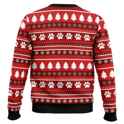 Hooktab Black Cat Dashing Through The No Ugly Christmas Sweater