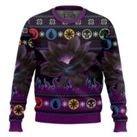 Hooktab Black Lotus Magic The Gathering Ugly Christmas Sweater