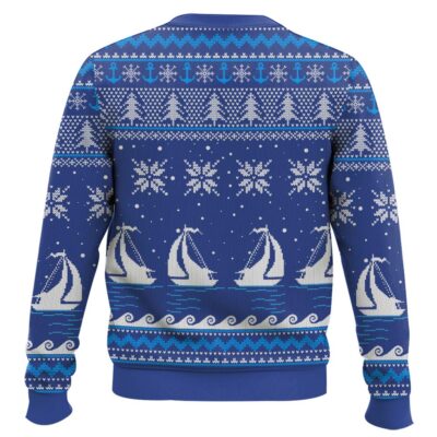 Hooktab Blue Boats ‘N Hoes Step Brothers Ugly Christmas Sweater