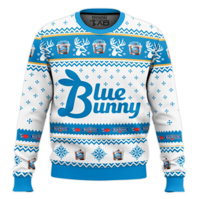 Blue Bunny Ugly Christmas Sweater