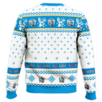 Hooktab Blue Bunny Ugly Christmas Sweater