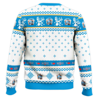 Hooktab Blue Bunny Ugly Christmas Sweater