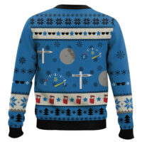 Hooktab Blues Brothers We're On A Mission From God Ugly Christmas Sweater