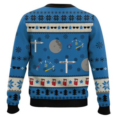 Hooktab Blues Brothers We’re On A Mission From God Ugly Christmas Sweater