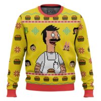Hooktab Bob Belcher Bob's Burgers Ugly Christmas Sweater