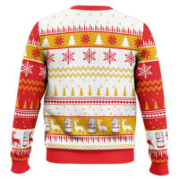 Hooktab Born To Drink Budweiser Ugly Christmas Sweater