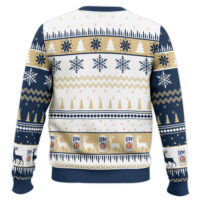 Hooktab Born To Drink Miller Lite Ugly Christmas Sweater
