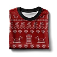 Hooktab Bowties Are Cool Doctor Who Ugly Christmas Sweater
