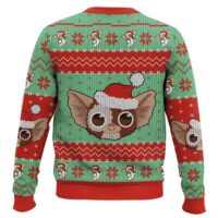 Hooktab Bright Light Gizmo Gremlins Ugly Christmas Sweater